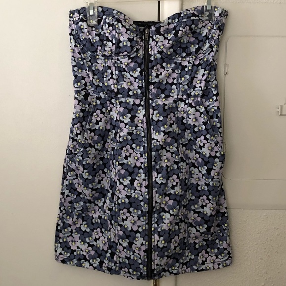 H&M Floral Corset Dress - Picture 1 of 4